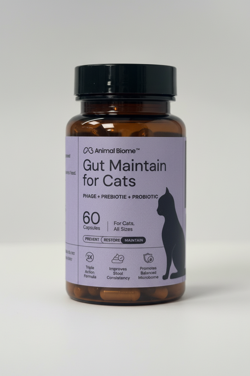 Animal Biome Gut Maintain for Cats - Professional Product Photo
